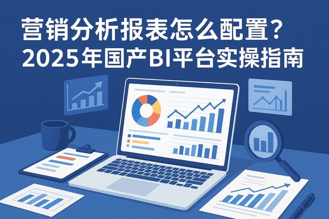 营销分析报表怎么配置？2025年国产BI平台实操指南