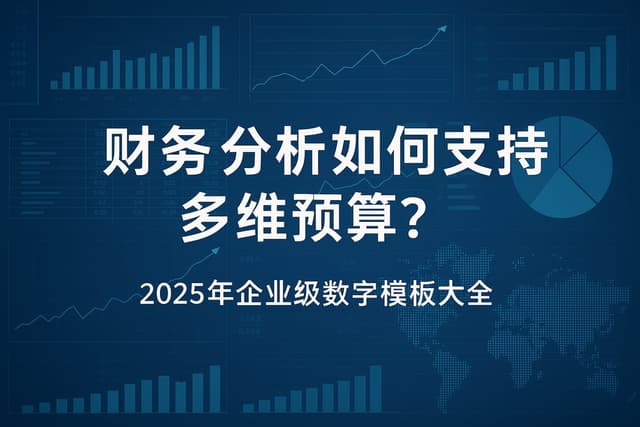 财务分析如何支持多维预算？2025年企业级数字模板大全
