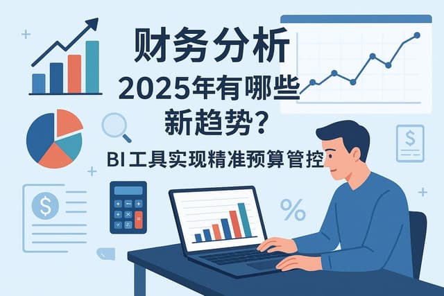 财务分析2025年有哪些新趋势？BI工具实现精准预算管控