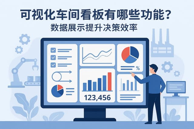 可视化车间看板有哪些功能？数据展示提升决策效率