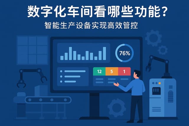 数字化车间看板有哪些功能？智能生产设备实现高效管控
