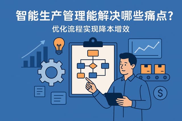 智能生产管理能解决哪些痛点？优化流程实现降本增效