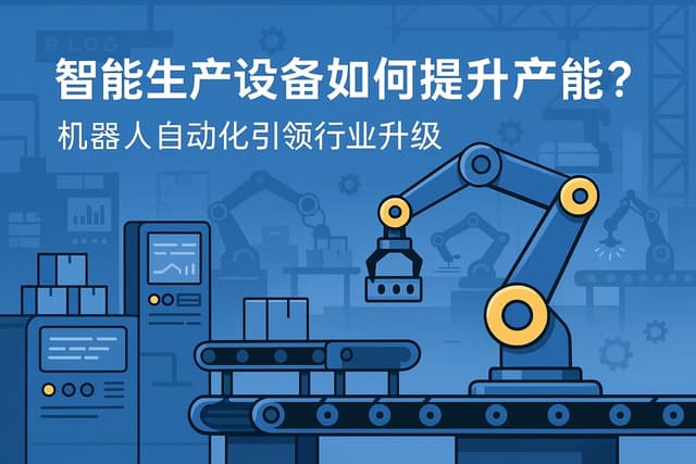 智能生产设备如何提升产能？机器人自动化引领行业升级