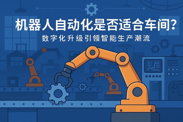机器人自动化是否适合车间？数字化升级引领智能生产潮流