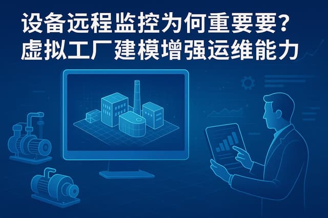 设备远程监控为何重要？虚拟工厂建模增强运维能力