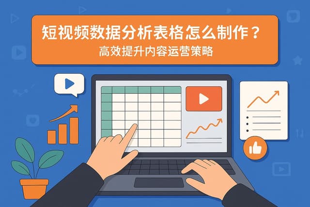 短视频数据分析表格怎么制作？高效提升内容运营策略