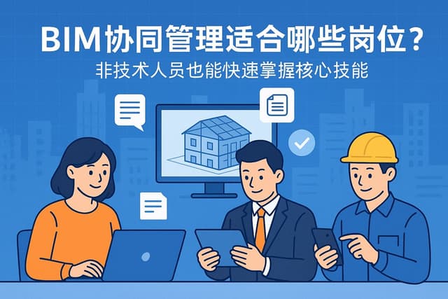 BIM协同管理适合哪些岗位？非技术人员也能快速掌握核心技能