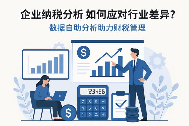 企业纳税分析如何应对行业差异？数据自助分析助力财税管理