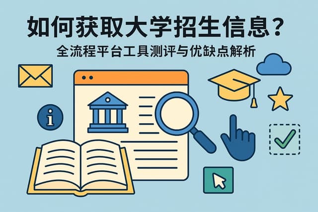 大学招生信息如何获取？全流程平台工具测评与优缺点解析