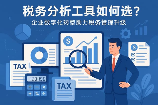 税务分析工具如何选？企业数字化转型助力税务管理升级