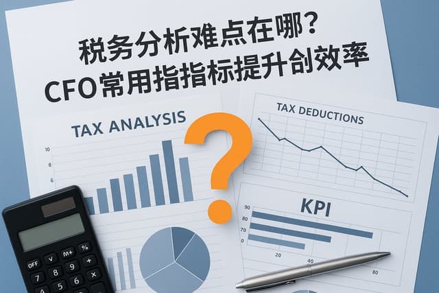 税务分析难点在哪？CFO常用指标模板提升合规效率