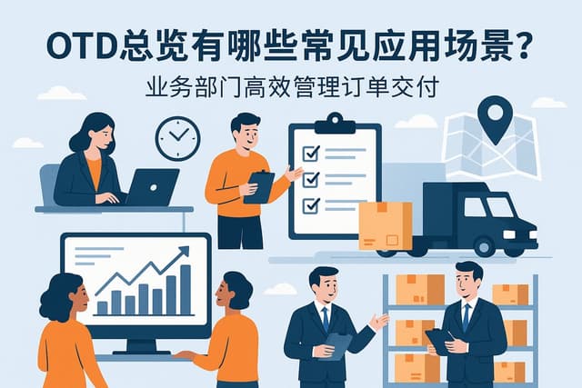 OTD总览有哪些常见应用场景？业务部门高效管理订单交付