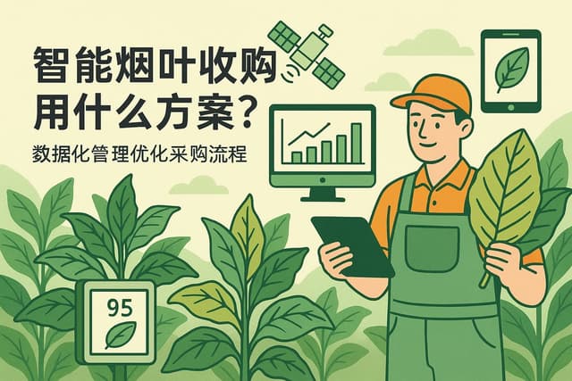 智能烟叶收购用什么方案？数据化管理优化采购流程
