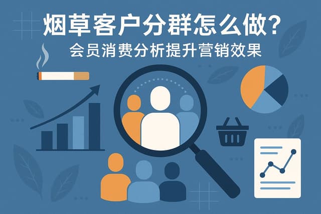 烟草客户分群怎么做？会员消费分析提升营销效果
