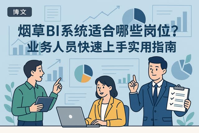 烟草BI系统适合哪些岗位？业务人员快速上手实用指南