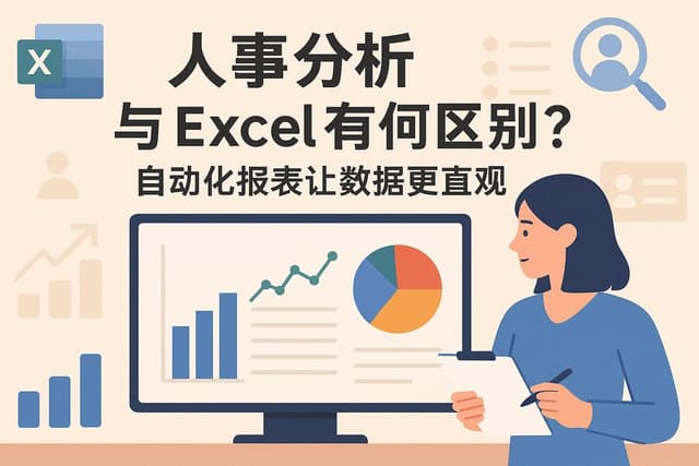 人事分析与Excel有何区别？自动化报表让数据更直观