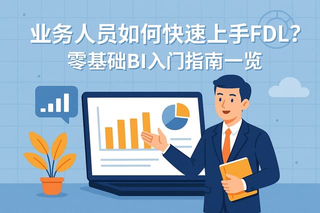 业务人员如何快速上手FDL？零基础BI入门指南一览