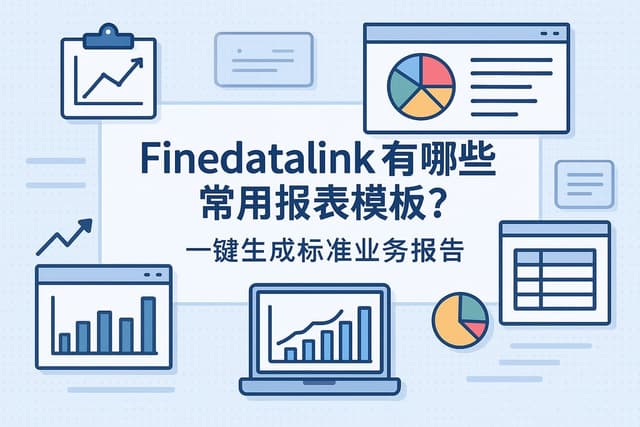Finedatalink有哪些常用报表模板？一键生成标准业务报告