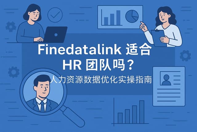 Finedatalink适合HR团队吗？人力资源数据优化实操指南