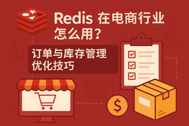 Redis在电商行业怎么用？订单与库存管理优化技巧