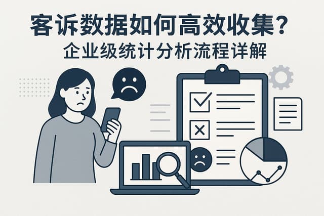 客诉数据如何高效收集？企业级统计分析流程详解