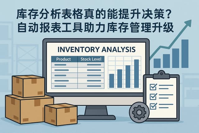 库存分析表格真的能提升决策？自动报表工具助力库存管理升级