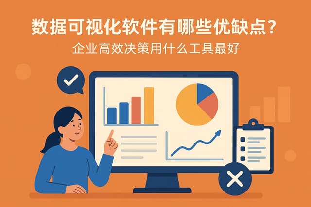 数据可视化软件有哪些优缺点？企业高效决策用什么工具最好