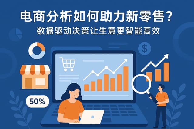 电商分析如何助力新零售？数据驱动决策让生意更智能高效