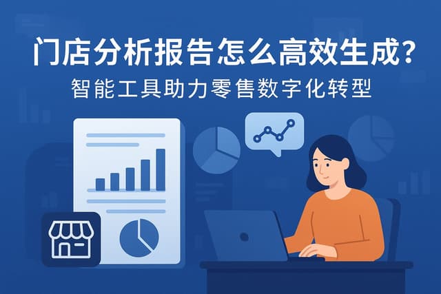 门店分析报告怎么高效生成？智能工具助力零售数字化转型