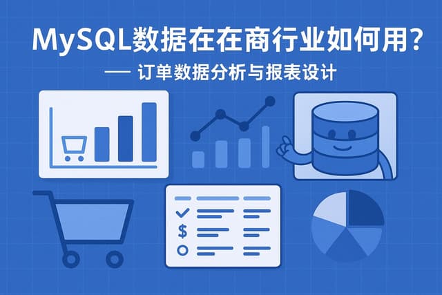 mysql数据库在电商行业如何应用？订单数据分析与报表设计