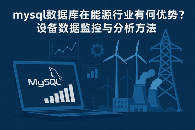 mysql数据库在能源行业有何优势？设备数据监控与分析方法