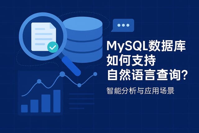 mysql数据库如何支持自然语言查询？智能分析与应用场景
