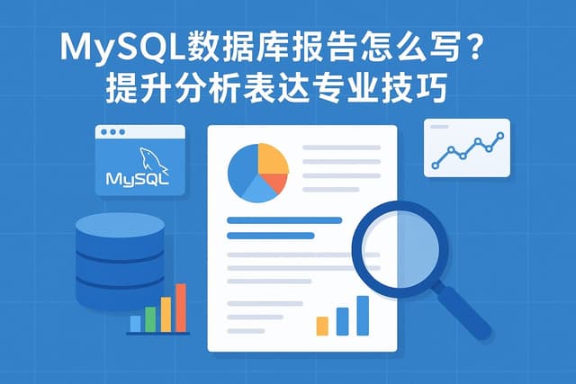 mysql数据库报告怎么写？提升分析表达专业技巧