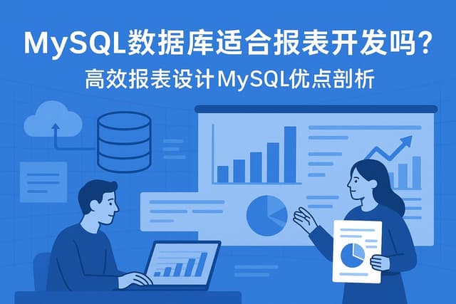 mysql数据库适合报表开发吗？高效报表设计mysql优点剖析