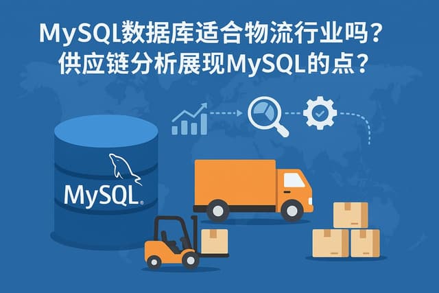 mysql数据库适合物流行业吗？供应链分析展现mysql的优点？
