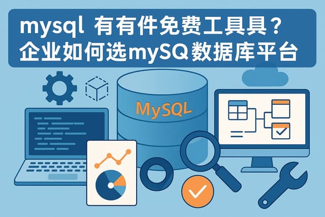 mysql有哪些免费工具？企业如何选择mysql数据库辅助平台？