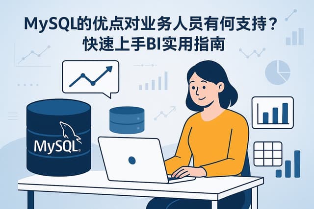 mysql的优点对业务人员有何支持？快速上手BI实用指南