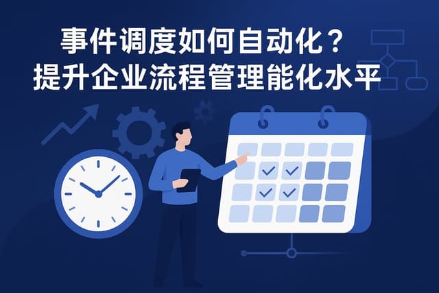 事件调度如何自动化？提升企业流程管理智能化水平