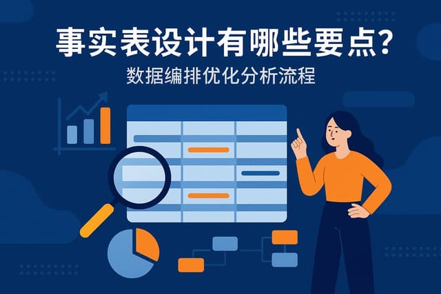 事实表设计有哪些要点？数据编排优化分析流程