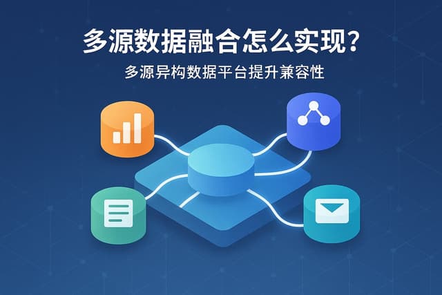 多源数据融合怎么实现？多源异构数据平台提升兼容性