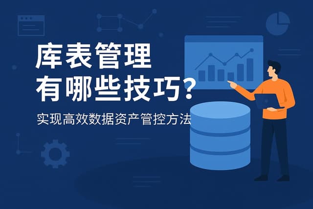 库表管理有哪些技巧？实现高效数据资产管控方法