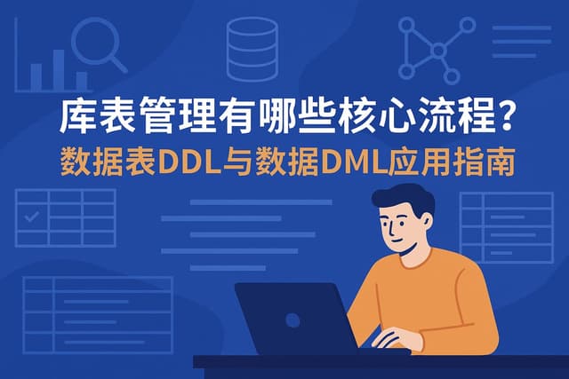 库表管理有哪些核心流程？数据表DDL与数据DML应用指南