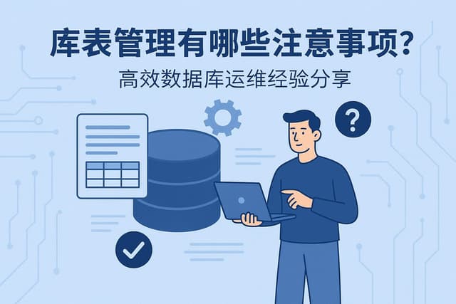 库表管理有哪些注意事项？高效数据库运维经验分享