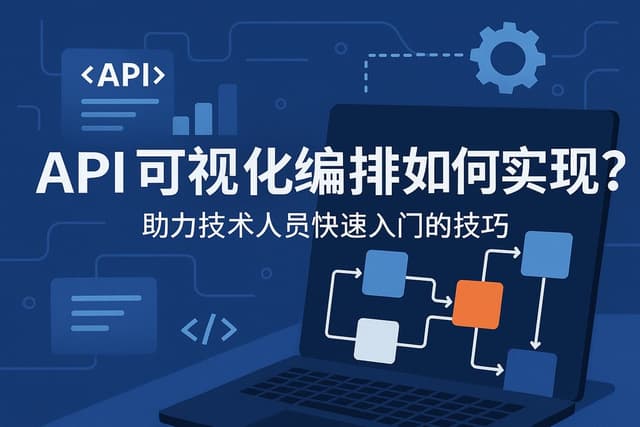 API可视化编排如何实现？助力技术人员快速入门的技巧