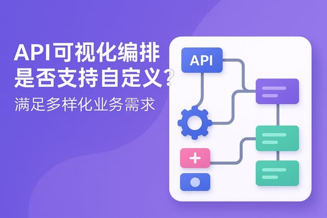 API可视化编排是否支持自定义？满足多样化业务需求