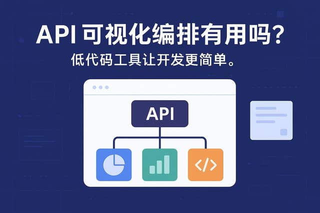 API可视化编排有用吗？低代码工具让开发更简单。