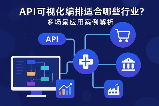 API可视化编排适合哪些行业？多场景应用案例解析