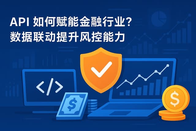 API如何赋能金融行业？数据联动提升风控能力
