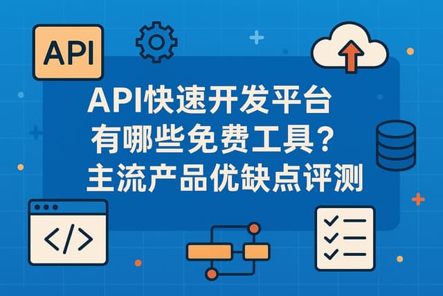 API快速开发平台有哪些免费工具？主流产品优缺点评测