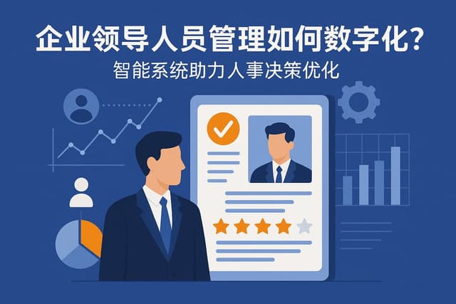 企业领导人员管理如何数字化？智能系统助力人事决策优化